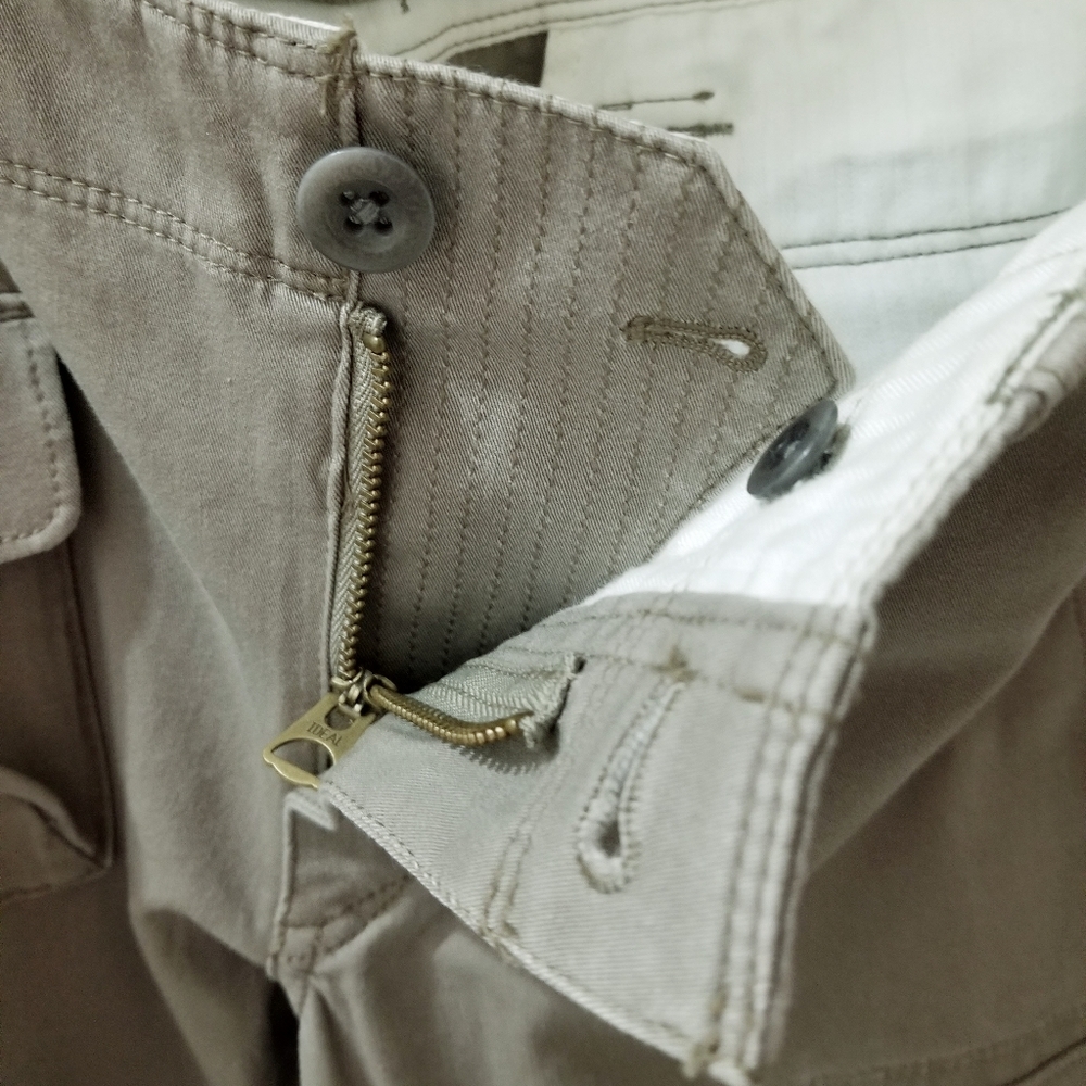 Ralph Lauren Utility Cargo Pant Khaki Sz 10-12 Fall Aesthetic MilitaryVibe - Picture 10 of 16